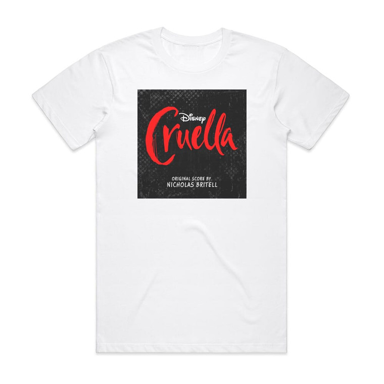 Nicholas Britell Cruella Original Score Album Cover T-Shirt White