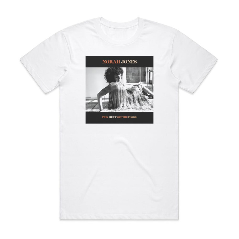 Norah Jones Pick Me Up Off The Floor Album Cover T-Shirt White