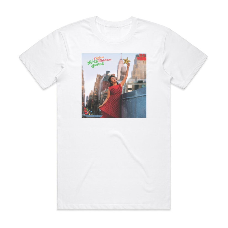 Norah Jones I Dream Of Christmas Album Cover T-Shirt White