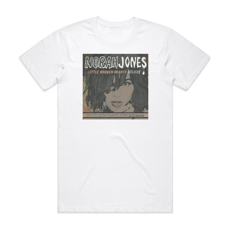 Norah Jones Little Broken Hearts 1 Album Cover T-Shirt White