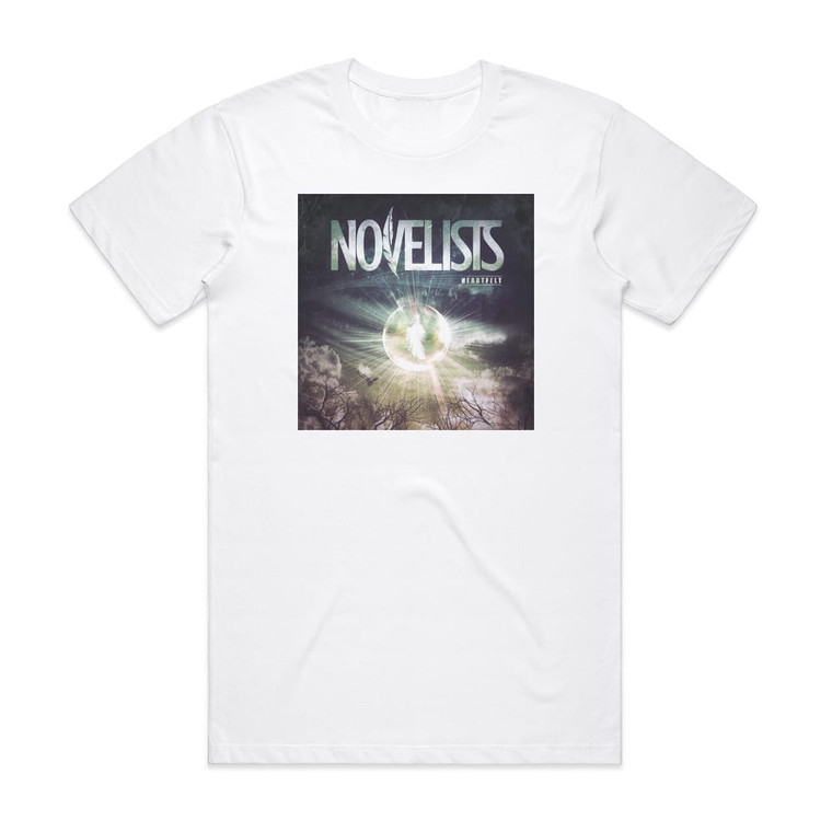 Novelists Heartfelt Album Cover T-Shirt White