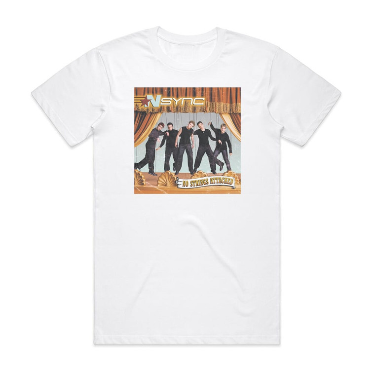 NSYNC No Strings Attached 1 Album Cover T-Shirt White