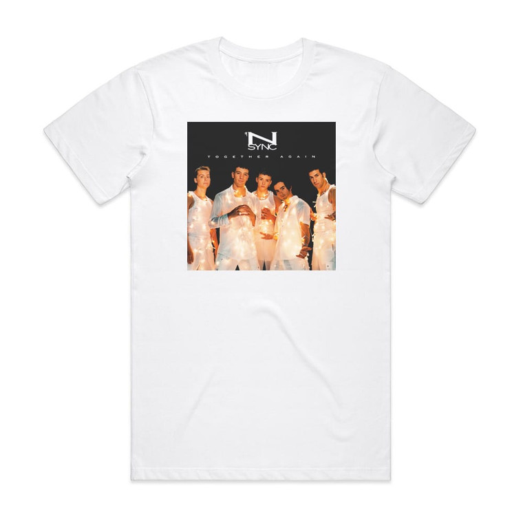 NSYNC Together Again Album Cover T-Shirt White