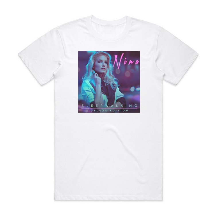 NINA Sleepwalking Album Cover T-Shirt White