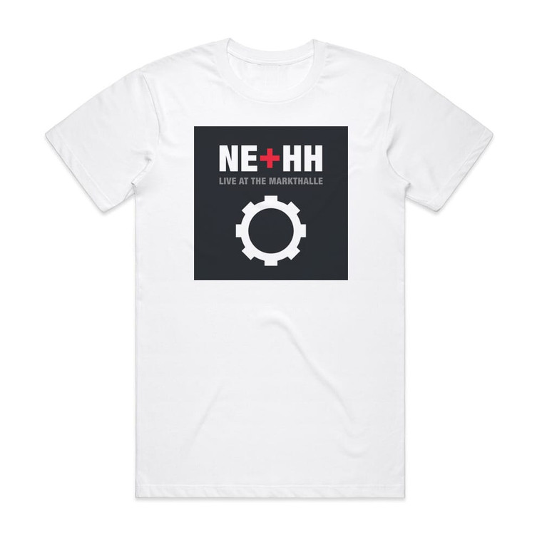 Nitzer Ebb Nehh Live At The Markthalle Album Cover T-Shirt White