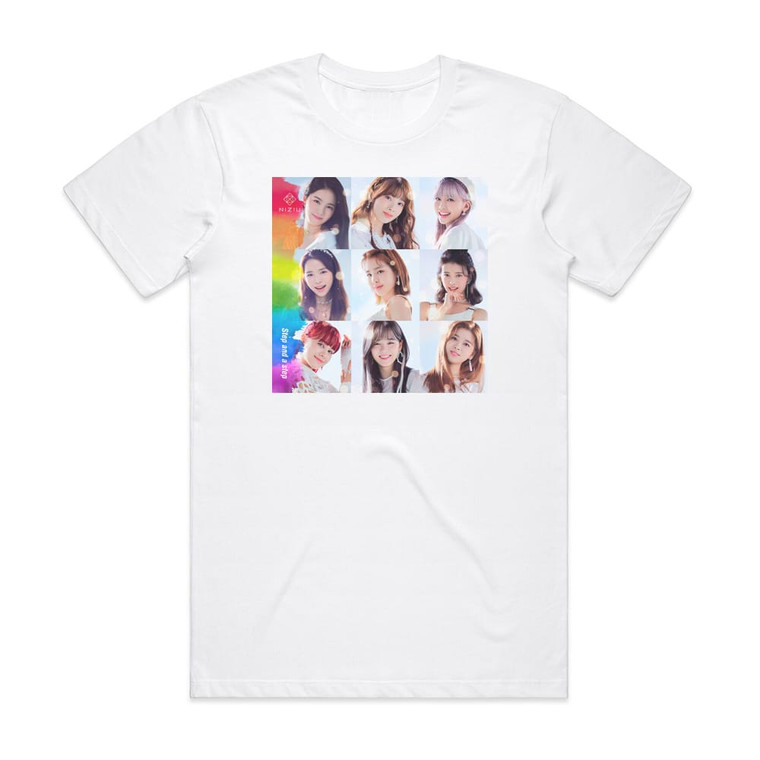 NiziU Step And A Step 1 Album Cover T-Shirt White