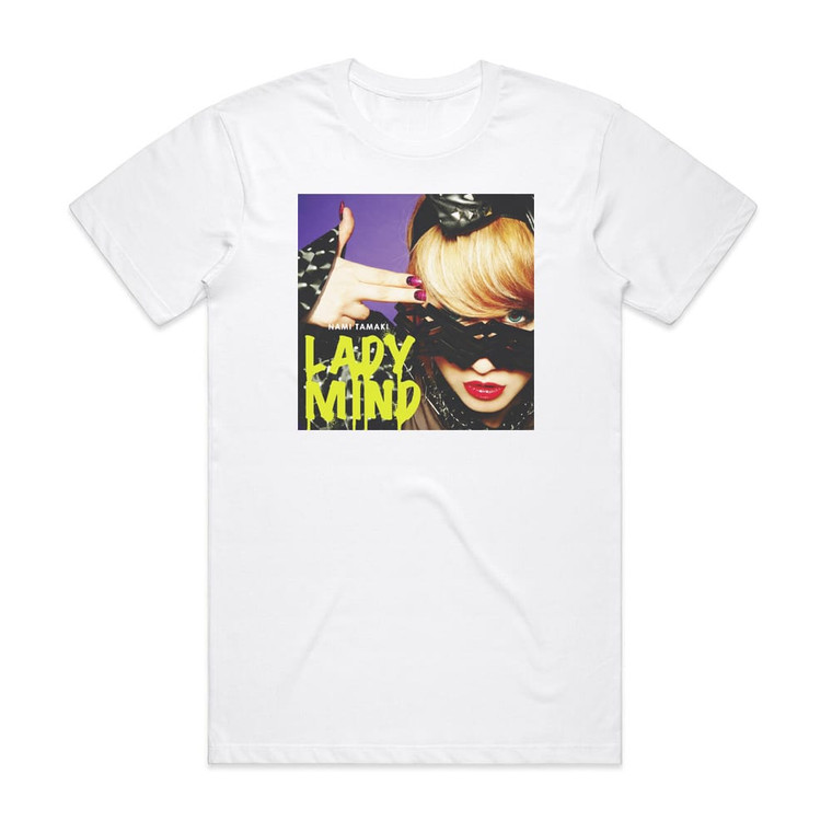 Nami Tamaki Lady Mind 1 Album Cover T-Shirt White