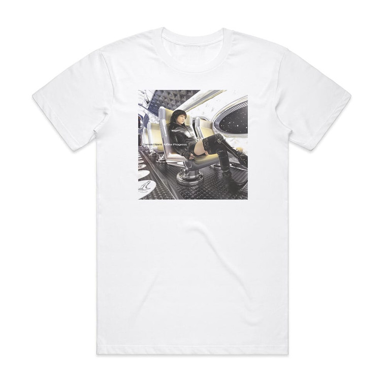 Nami Tamaki Make Progress Album Cover T-Shirt White