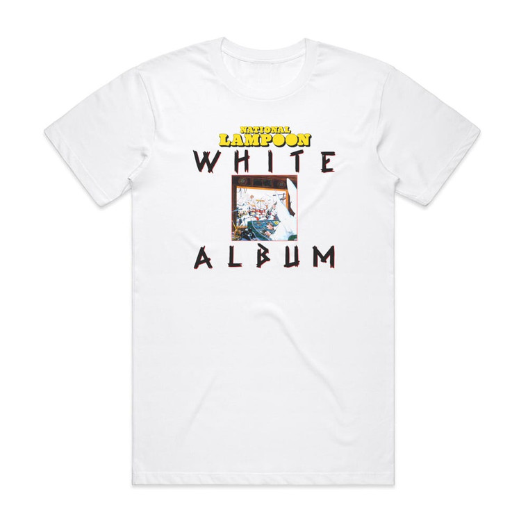 National Lampoon White Album Album Cover T-Shirt White