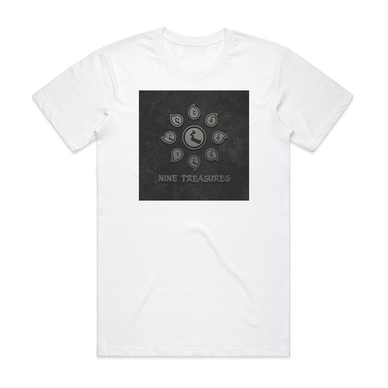 Nine Treasures Nine Treasures Album Cover T-Shirt White