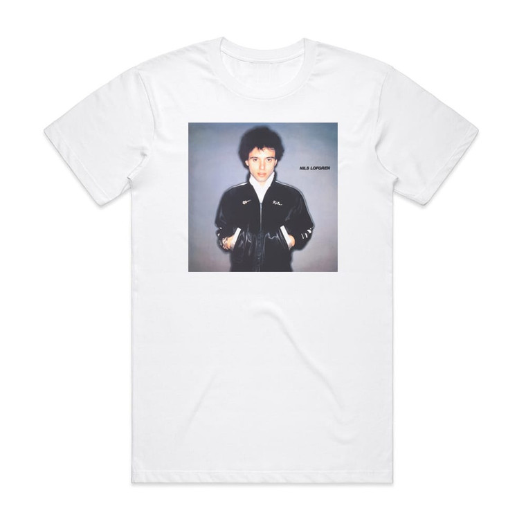 Nils Lofgren Nils Album Cover T-Shirt White
