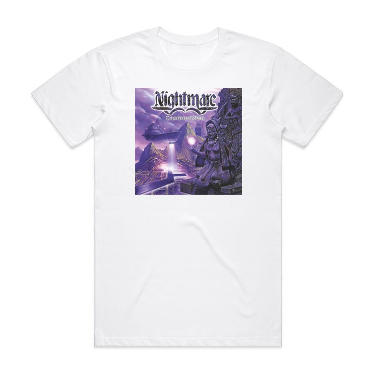 Nightmare Cosmovision Album Cover T-Shirt White