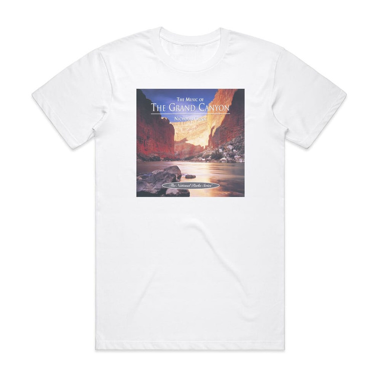 Nicholas Gunn The Music Of The Grand Canyon Album Cover T-Shirt White