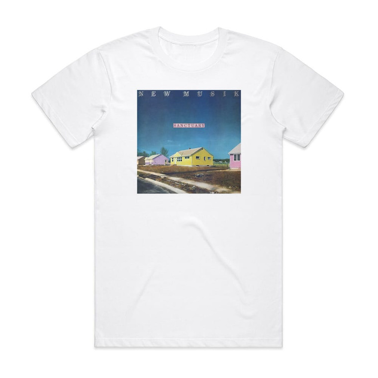 New Musik From A To Banywhere Album Cover T-Shirt White