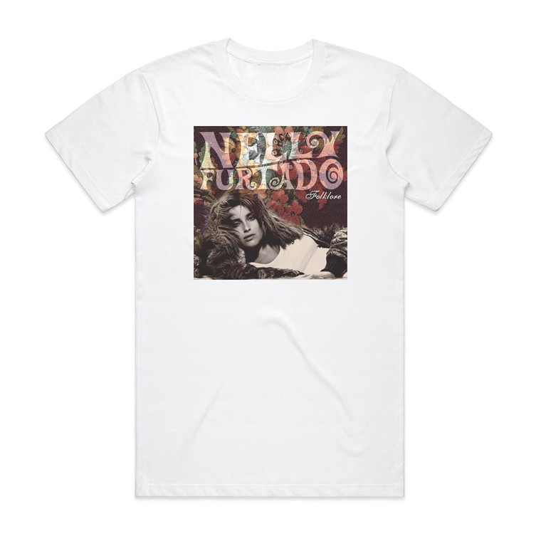 Nelly Furtado Folklore Album Cover T-Shirt White