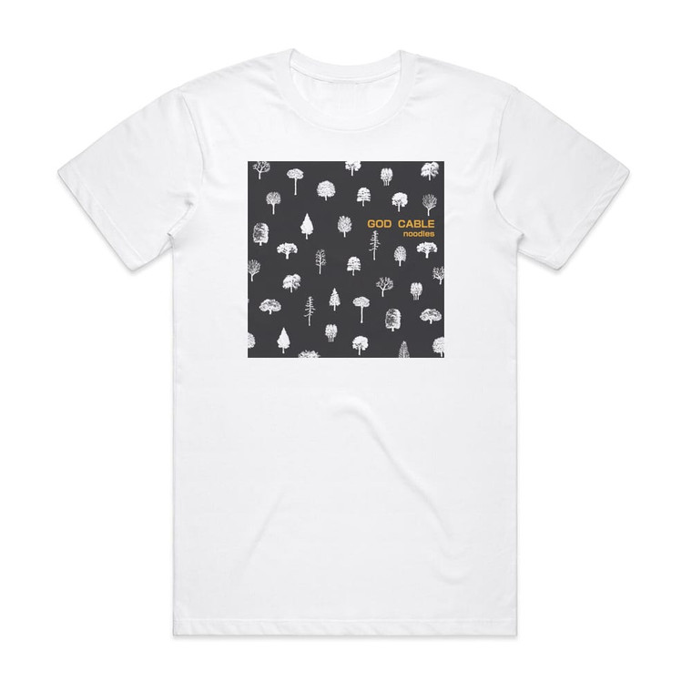 noodles God Cable Album Cover T-Shirt White