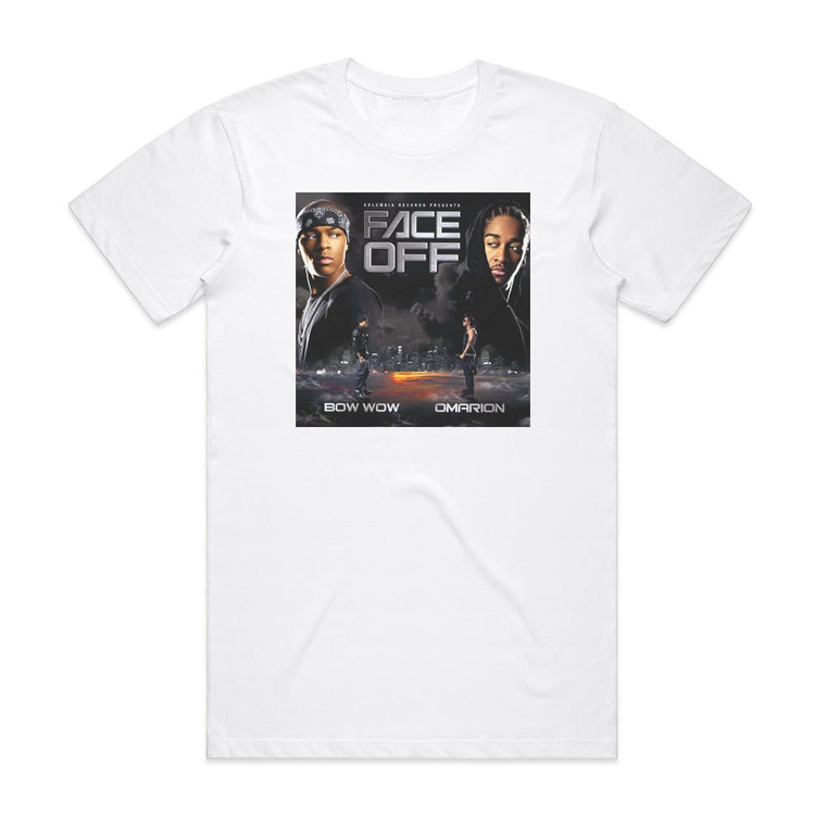 Omarion Face Off Album Cover T-Shirt White