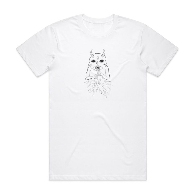 Oksennus Sokea Idiootti Album Cover T-Shirt White