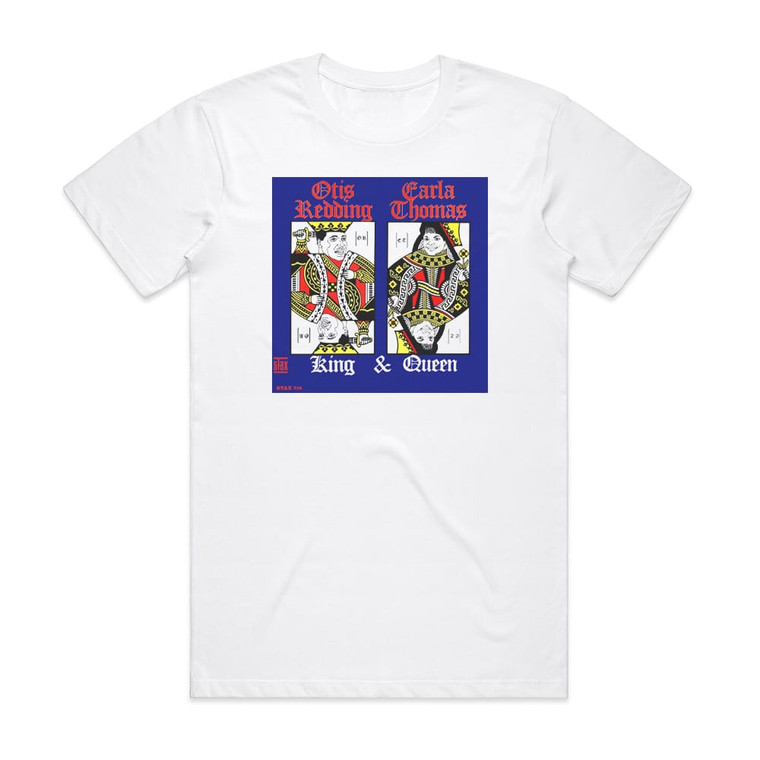 Otis Redding King Queen Album Cover T-Shirt White