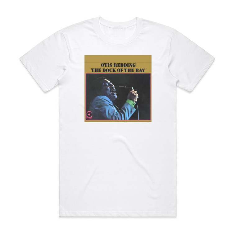 Otis Redding The Dock Of The Bay Album Cover T-Shirt White
