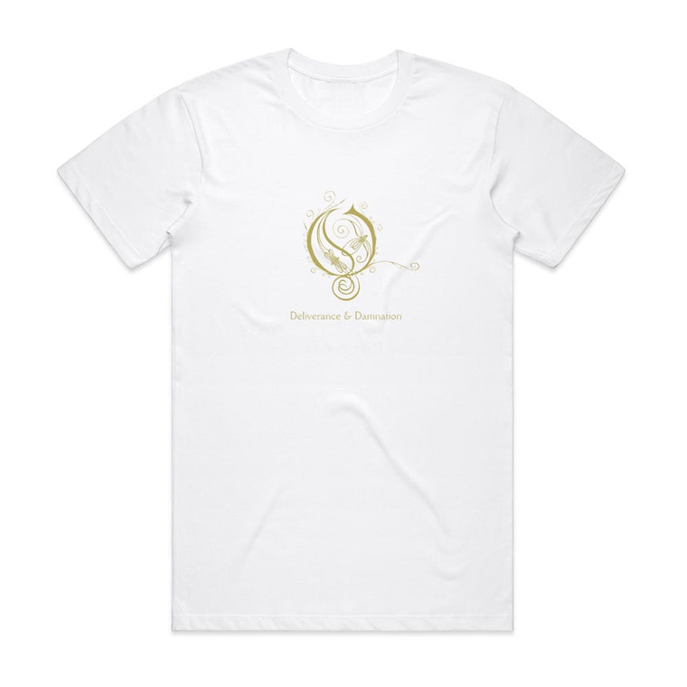 Opeth Deliverance Damnation Album Cover T-Shirt White