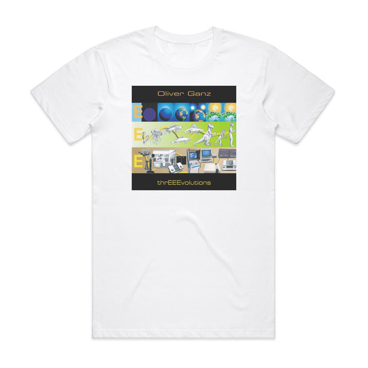 Oliver Ganz Threeevolutions Album Cover T-Shirt White