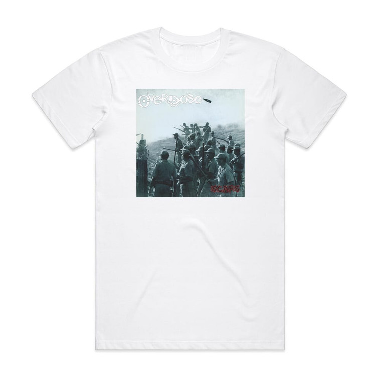 Overdose Scars Album Cover T-Shirt White