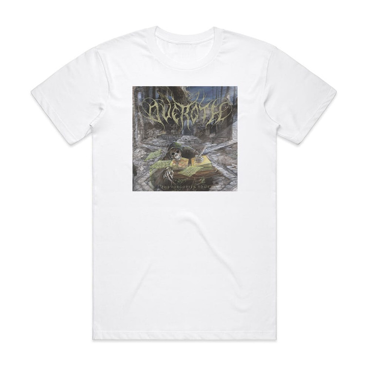 Overoth The Forgotten Tome Album Cover T-Shirt White