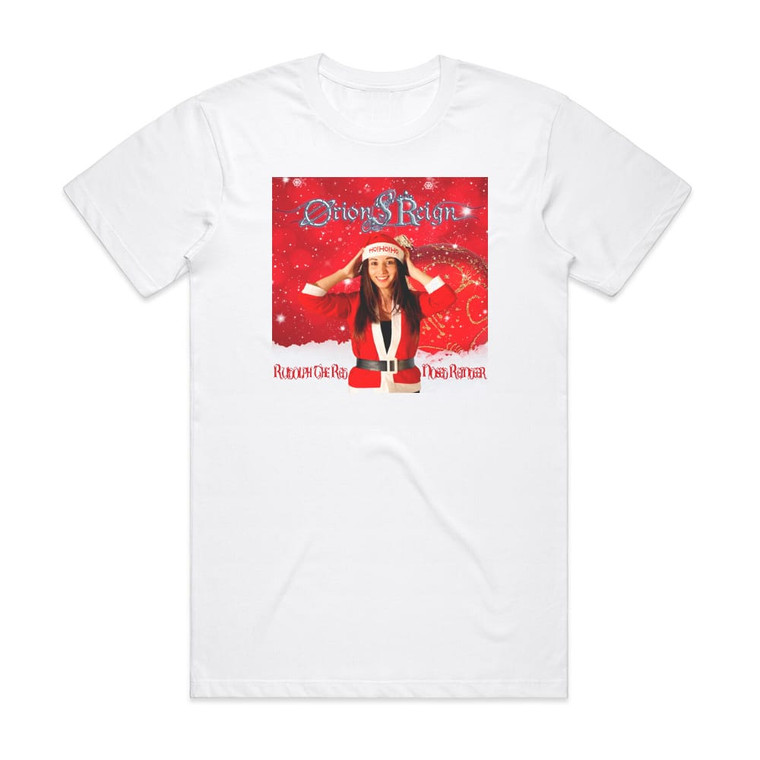 Orions Reign Rudolph The Red Nosed Reindeer Album Cover T-Shirt White