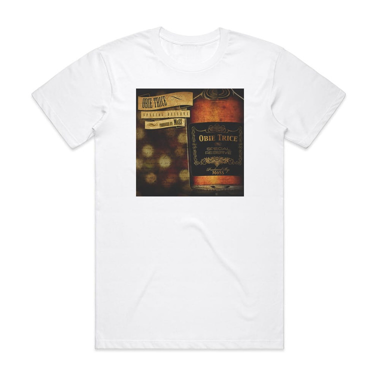 Obie Trice Special Reserve Album Cover T-Shirt White