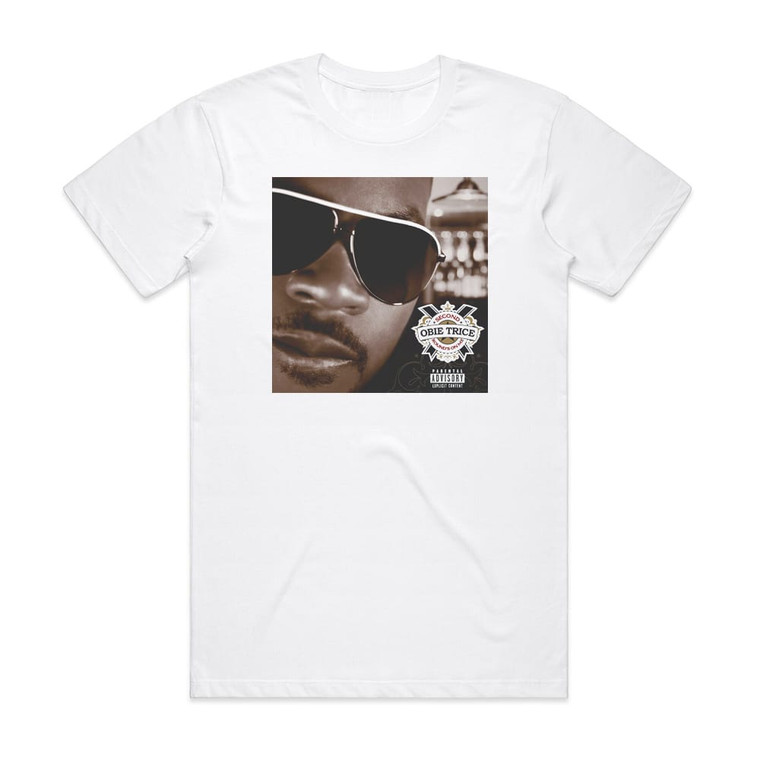 Obie Trice Second Rounds On Me Album Cover T-Shirt White