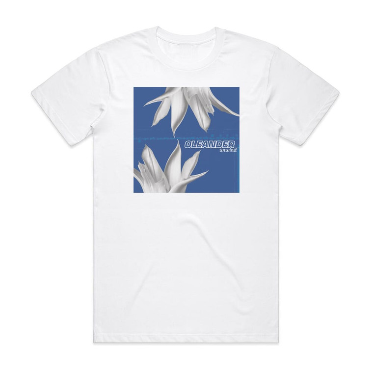 Oleander Unwind Album Cover T-Shirt White