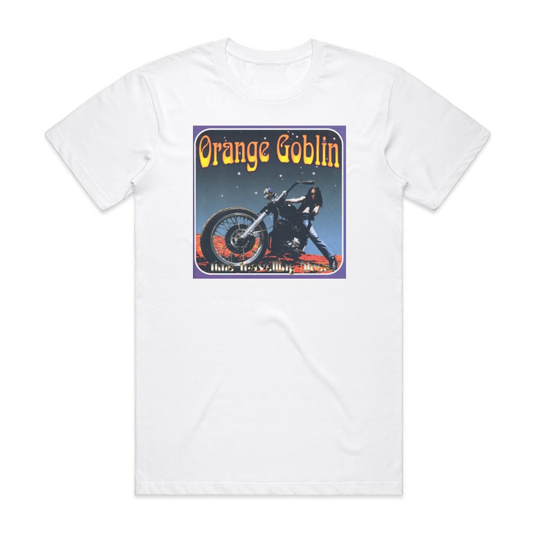 Orange Goblin Time Travelling Blues 1 Album Cover T-Shirt White