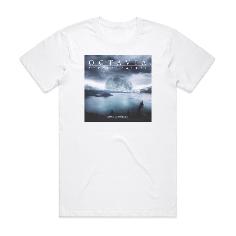 Octavia Sperati Grace Submerged Album Cover T-Shirt White Octavia Sperati Grace Submerged Album Cover T-Shirt White