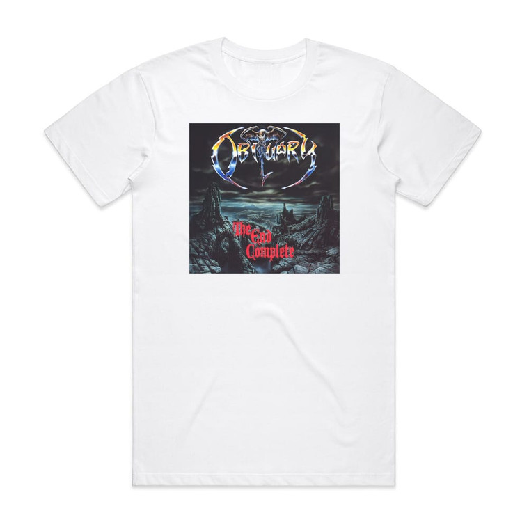 Obituary The End Complete Album Cover T-Shirt White