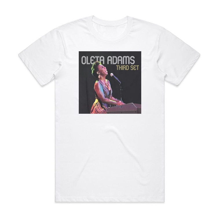Oleta Adams Third Set Album Cover T-Shirt White