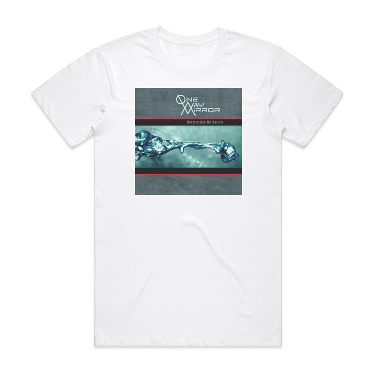 One-Way Mirror Destructive By Nature Album Cover T-Shirt White