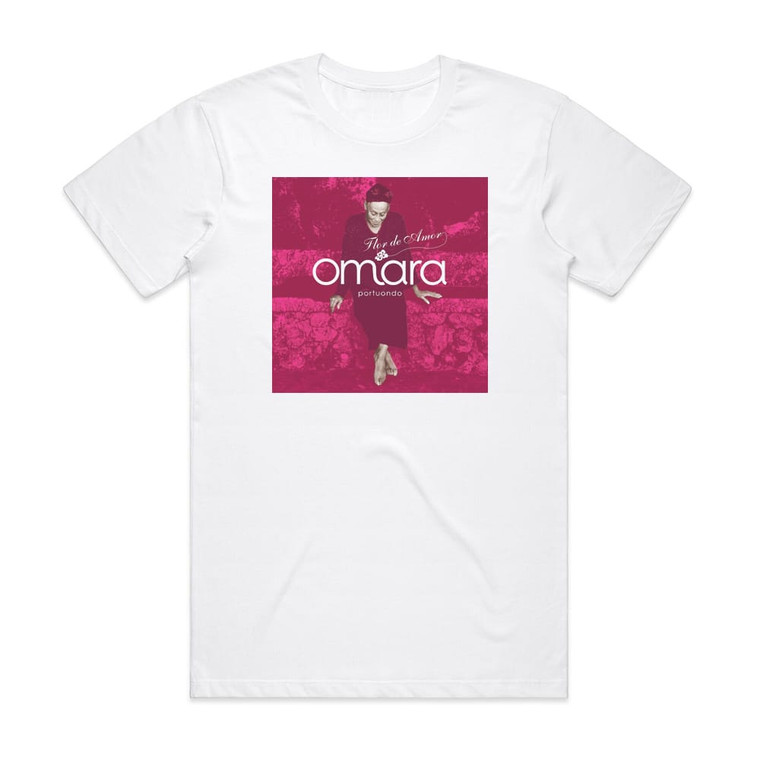 Omara Portuondo Flor De Amor Album Cover T-Shirt White