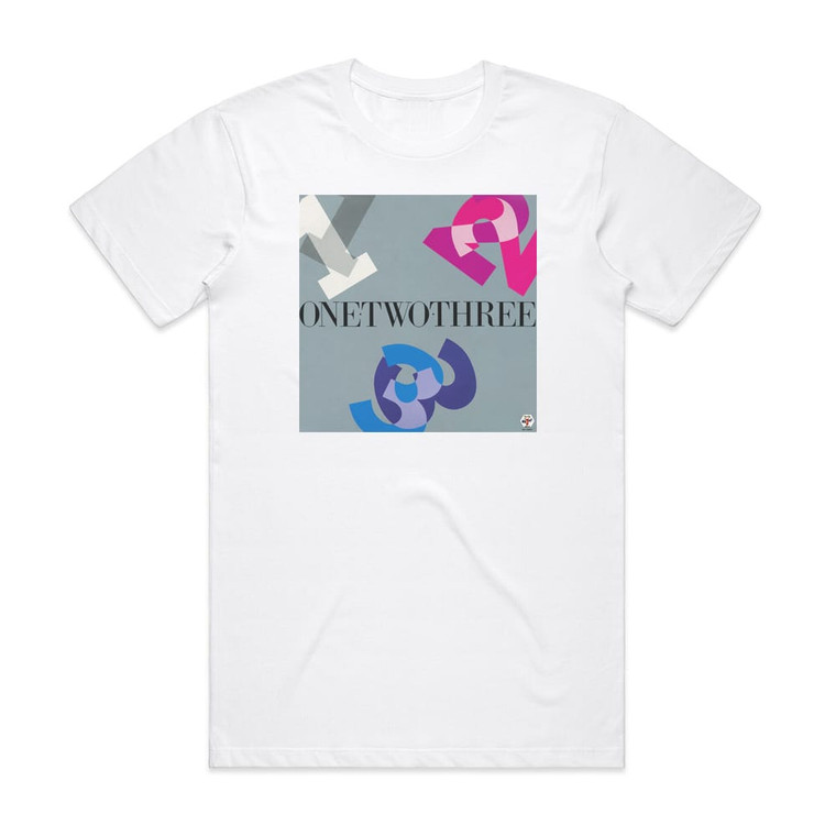 One Two Three Onetwothree Album Cover T-Shirt White