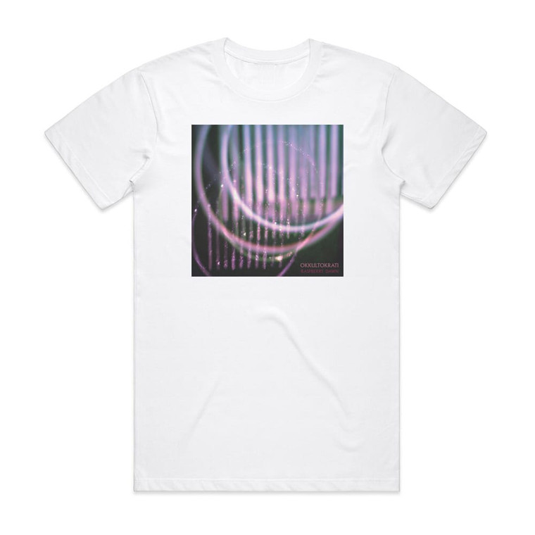 Okkultokrati Raspberry Dawn Album Cover T-Shirt White