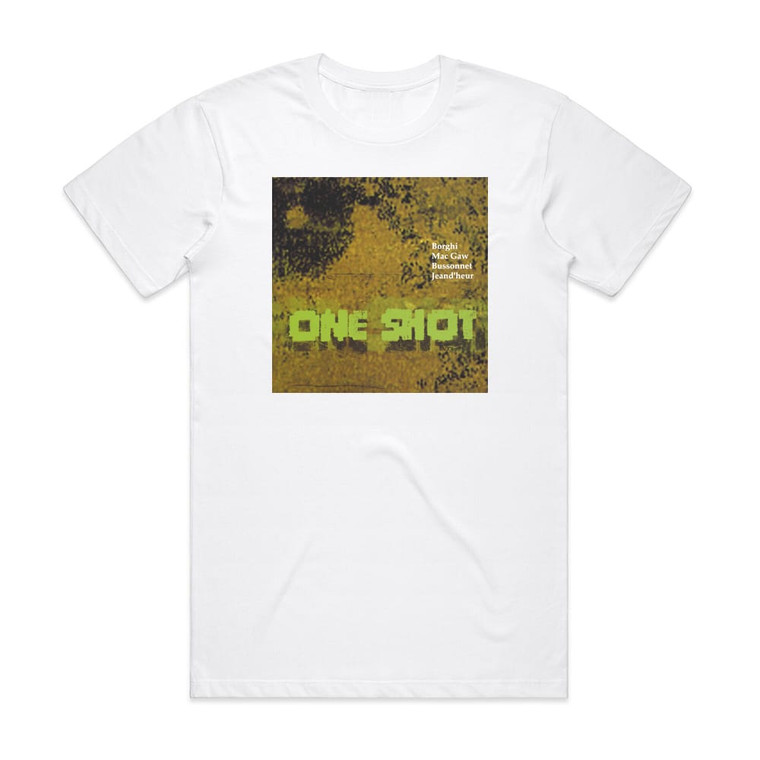 One Shot One Shot Album Cover T-Shirt White