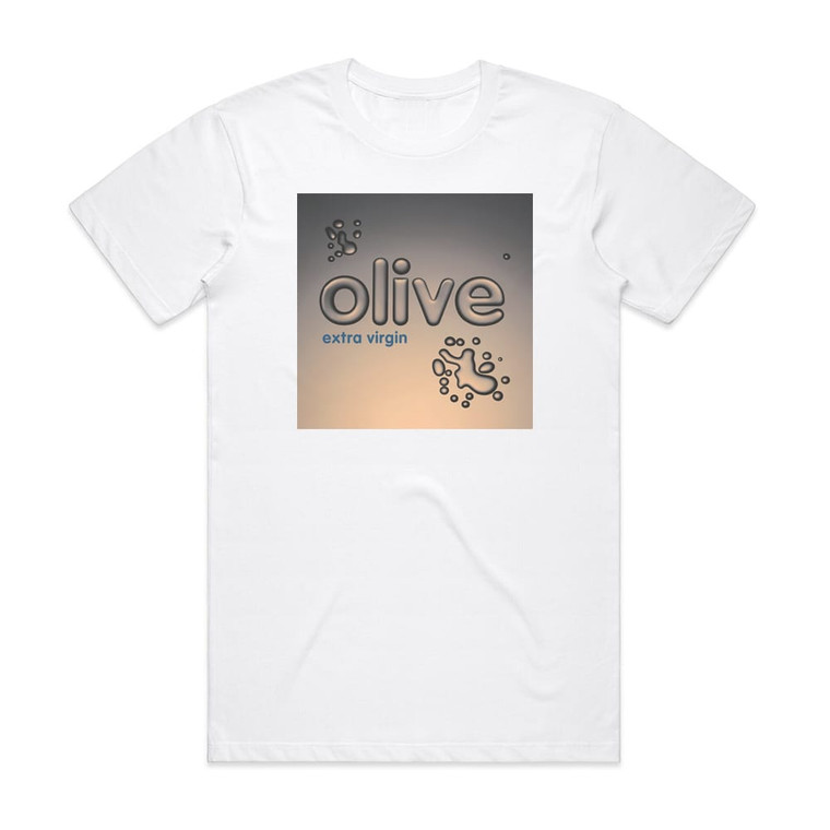 Olive Extra Virgin Album Cover T-Shirt White