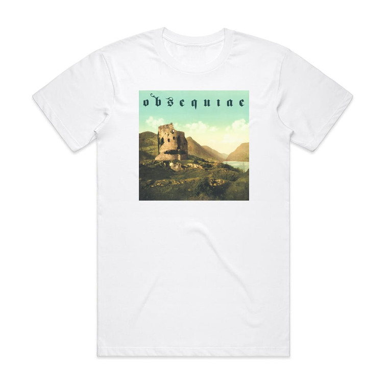Obsequiae The Palms Of Sorrowed Kings Album Cover T-Shirt White