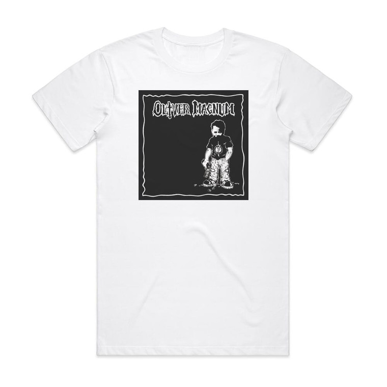 Oliver Magnum Oliver Magnum Album Cover T-Shirt White