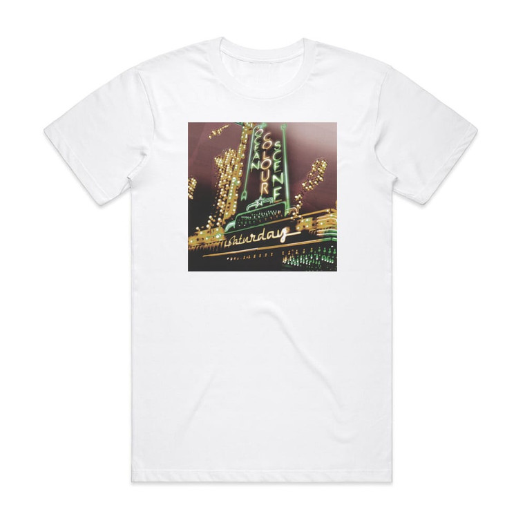 Ocean Colour Scene Saturday Album Cover T-Shirt White