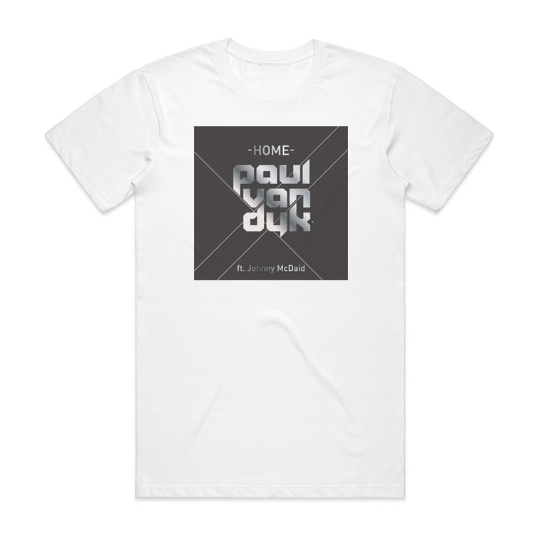 Paul van Dyk Home 1 Album Cover T-Shirt White