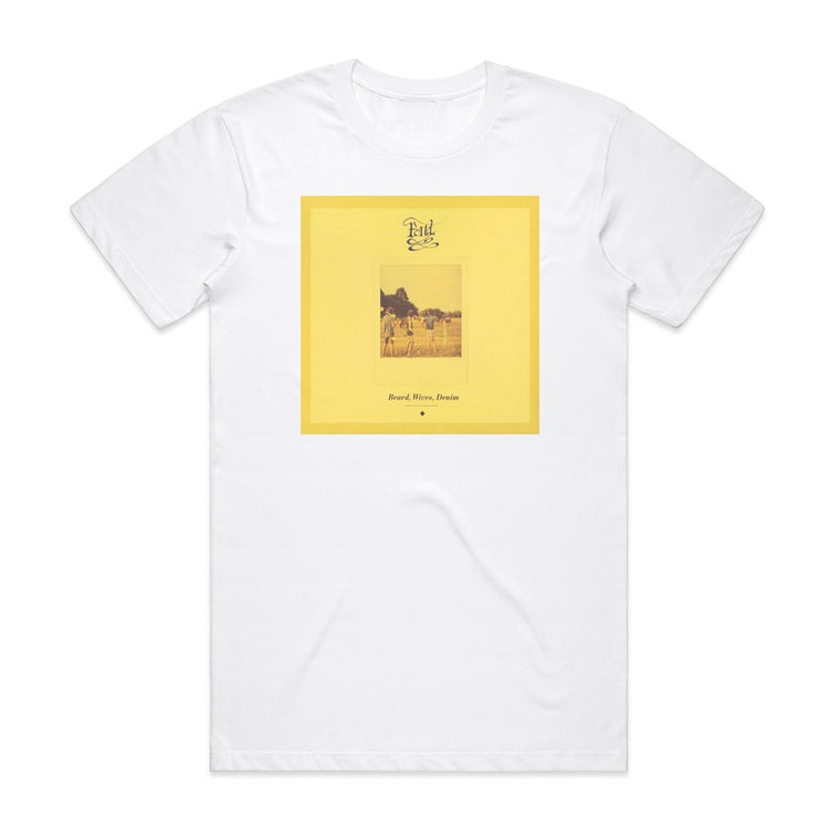 Pond Beard Wives Denim Album Cover T-Shirt White
