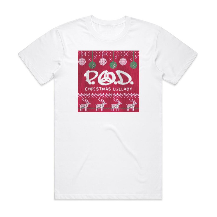POD Christmas Lullaby Album Cover T-Shirt White