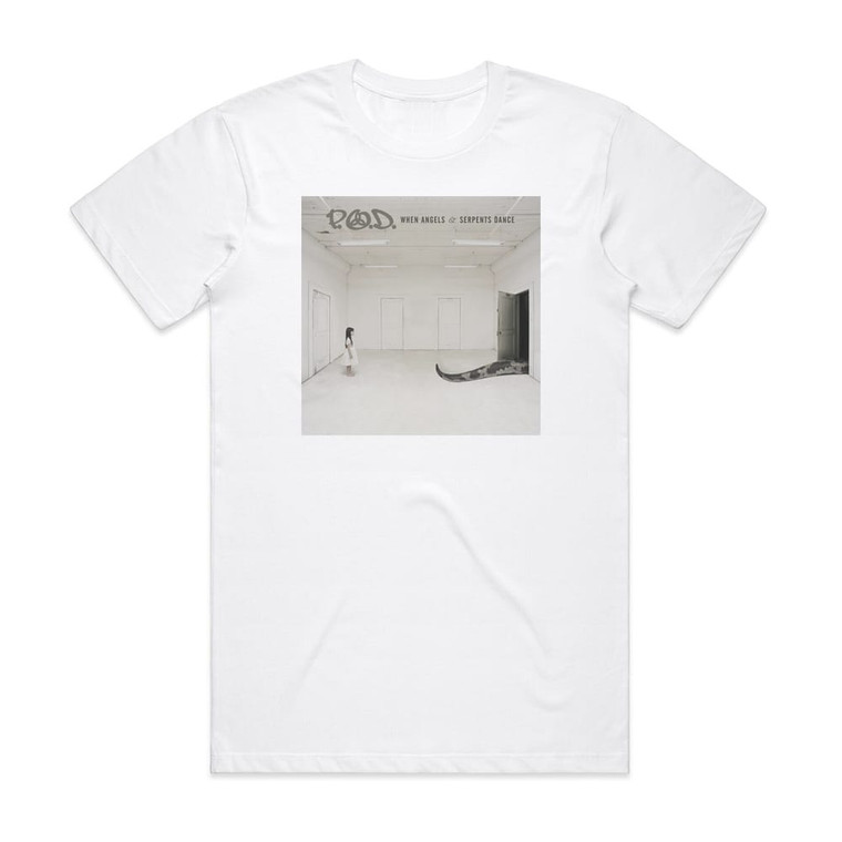 POD When Angels Serpents Dance Album Cover T-Shirt White