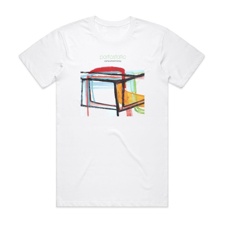 Portastatic Some Small History Album Cover T-Shirt White
